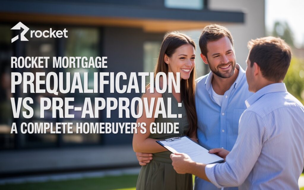 Rocket Mortgage prequalification vs pre-approval