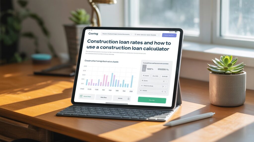 Construction Loan Rates and How to Use a Construction Loan Calculator