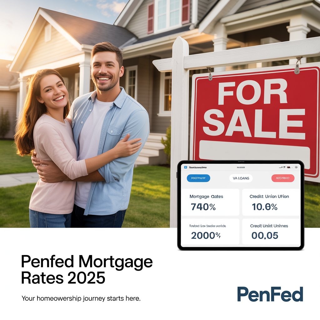 PenFed mortgage rates for home loans in 2025