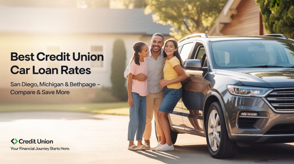 Best Credit Union Car Loan Rates in San Diego, Michigan & Bethpage – Compare & Save More