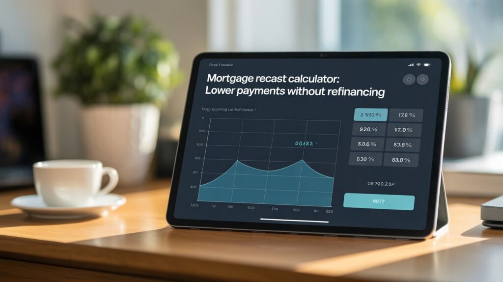 Mortgage Recast Calculator