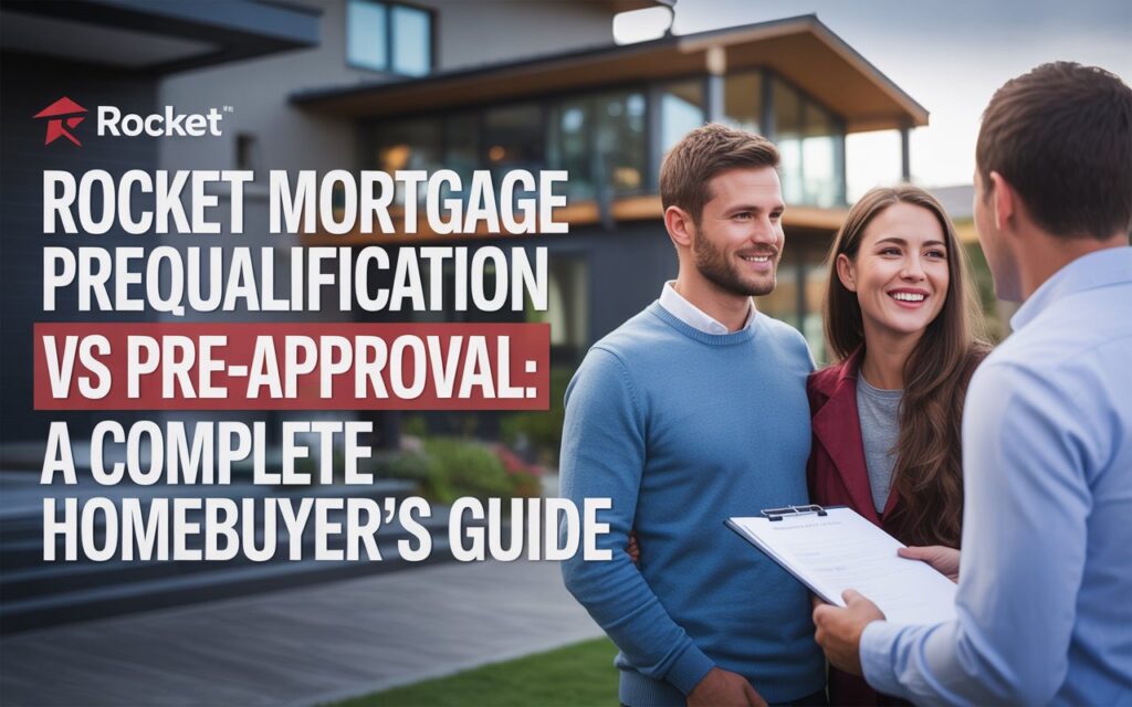 Rocket Mortgage prequalification vs pre-approval